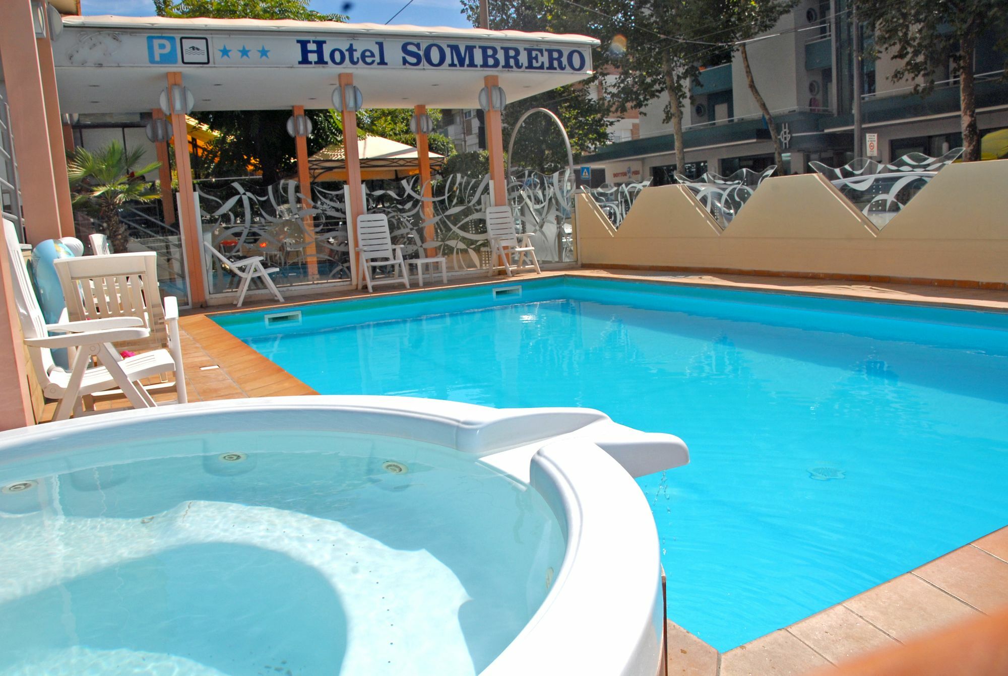 Hotel Sombrero Rimini Bagian luar foto